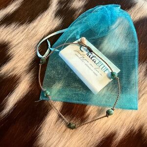 Hubei Turquoise stone anklet